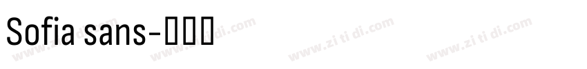Sofia sans字体转换